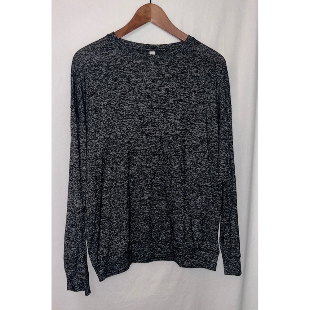 Athleta Top Long Sleeve Gray Heathered Lightweight Womens XS Athletic
